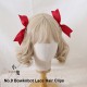 Burgundy Bowknot Lolita Accessories *Buy 2 get 1 free* (LG71)